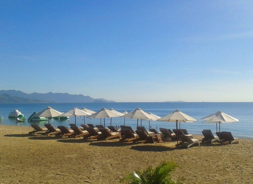 Nha Trang’s beach is long and lovely, but beware of thieves